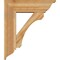 Ekena Millwork Legacy Traditional Rough Sawn Bracket w/ Offset Brace, Western Red Cedar, 8"W x 26"D x 30"H BKT0806X26X30LEC01RWR - alternate 4